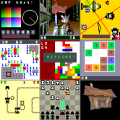 screenshots of games and demos